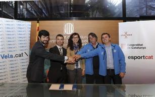 El Club Nàutic Cambrils signa el conveni de la Setmana Catalana de la Vela