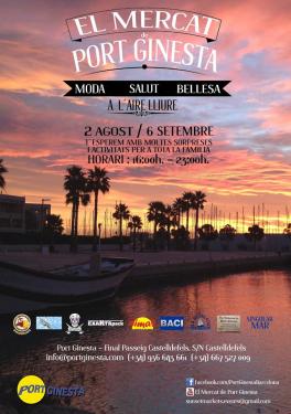 Nova edició del 'Mercat Port Ginesta' de moda, salut i bellesa, el 2 d'agost de les 16h a les 24h