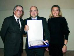 Gabriel de Sandoval premiat a la gala del grup editorial Men-Car