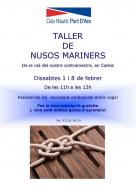 Taller de nusos mariners al Club Nàutic Por d'Aro