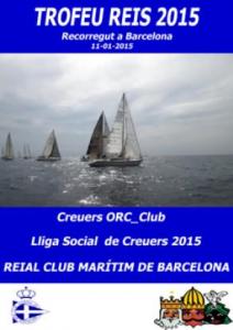 Regata Social de Creuers_ORC al Reial Club Marítim Barcelona l'11 de gener