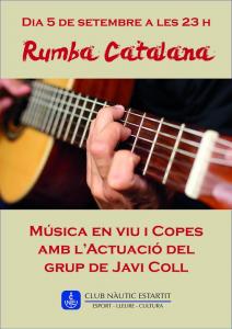 Rumba catalana, música en vivo y copas en el CN Estartit