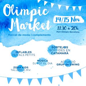 OlímpicMarket el 14 i 15 de novembre al Port Olímpic de Barcelona