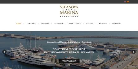 Vilanova Grand Marina estrena nova web
