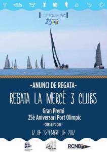 Regata la Mercè 3 Clubs – Gran Premio 25 aniversario Puerto Olímpico