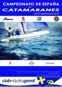 Del 24 al 27 de setembre el Club Nàutic Garraf organitza el campionat d’Espanya de Catamarans