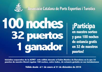 L’ACPET sorteja 100 nits d’amarrament gratuïtes durant el Saló Nàutic de Barcelona